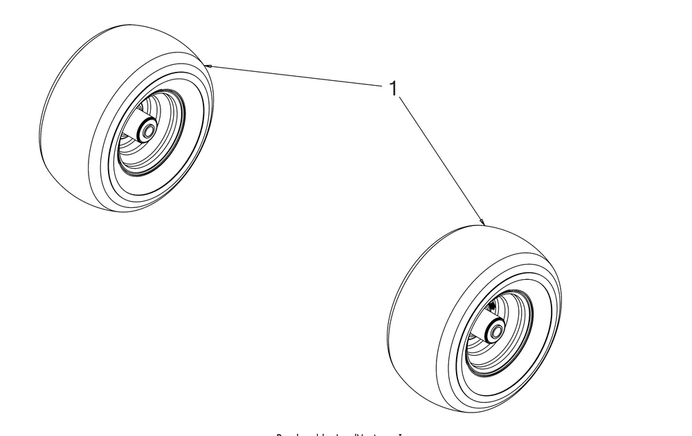 Wheels-Front Diagram and Parts List for ZTXS4-54KH (47RSCAB7A10)(2023) Cub Cadet Lawn Tractor